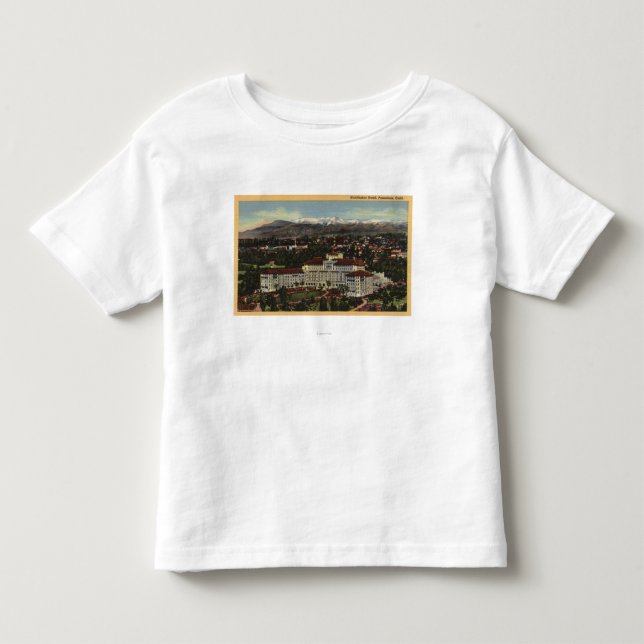 Ansicht des Huntington-Hotels Kleinkind T-shirt (Vorderseite)