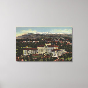 Ansicht des Huntington-Hotels Leinwanddruck
