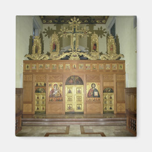 Ansicht des Iconostasis, 1641 (Foto) (sehen Sie Magnet