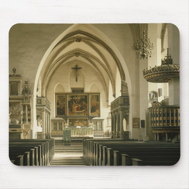 Ansicht des Innenraums der Kirche mit Mousepad (Vorne)