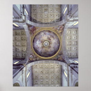 Ansicht des Innenraums der Kuppel, im Jahre 1425 Poster