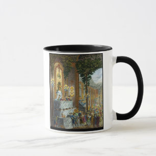 Ansicht des Innenraums in einem der Räume des Pl Tasse