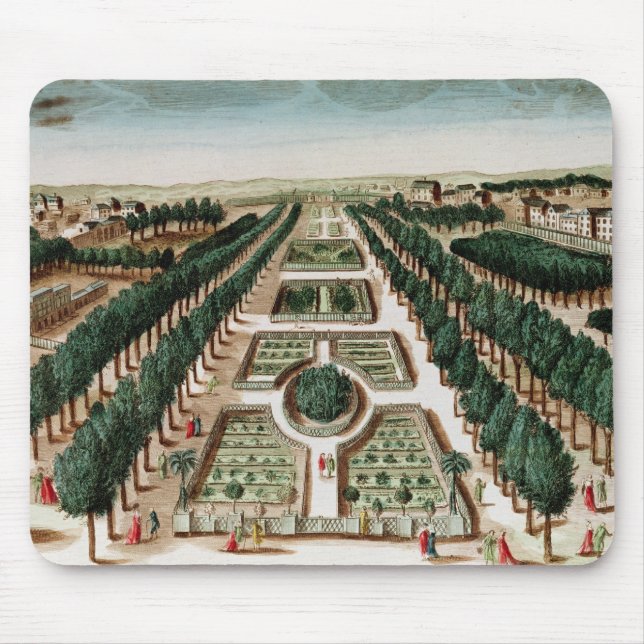 Ansicht des Jardin des Plantes Mousepad (Vorne)