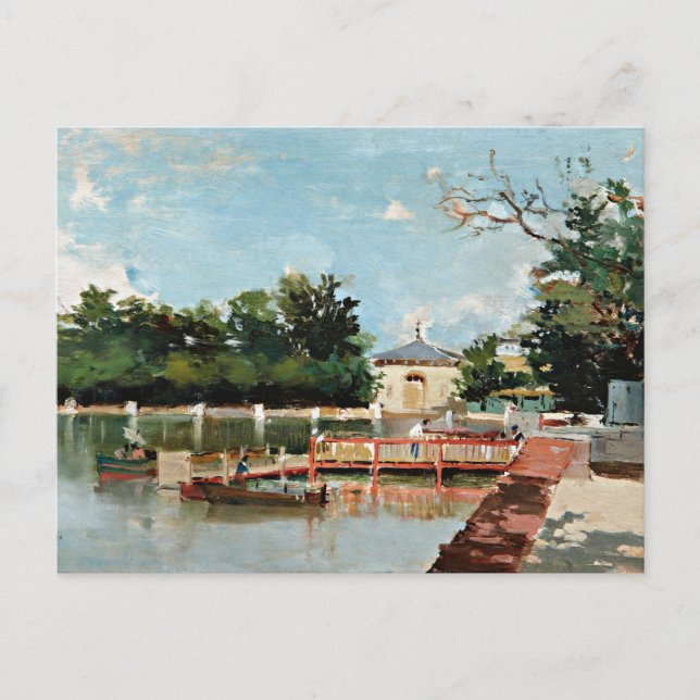 Ansicht des Jetty | Joaquín Sorolla Postkarte (Vorderseite)