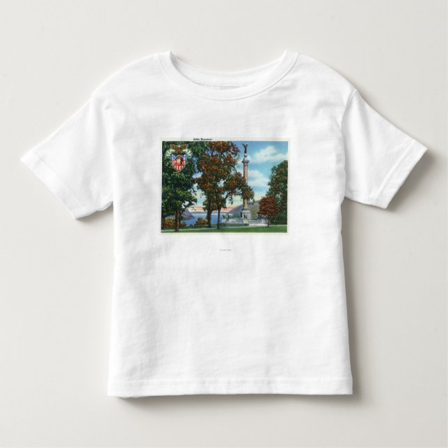 Ansicht des Kampf-Monuments Kleinkind T-shirt (Vorderseite)