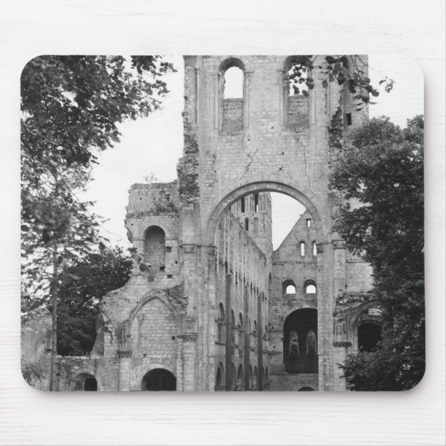 Ansicht des Kircheninnenraums, c.1052-67 Mousepad (Vorne)