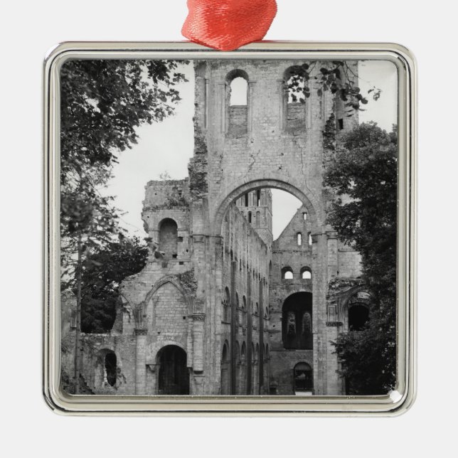 Ansicht des Kircheninnenraums, c.1052-67 Silbernes Ornament (Vorne)