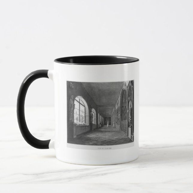 Ansicht des Klosters, Musee DES-Monumente Tasse (Links)