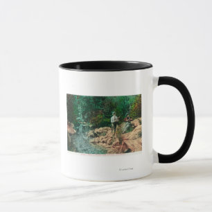 Ansicht des Kojote-Nebenflusses an Gilroy heißen Tasse