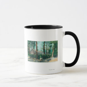 Ansicht des Lager-Curry-Freilicht-Esszimmers Tasse