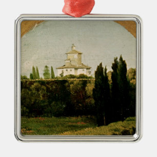 Ansicht des Landhauses Medici, Rom Ornament Aus Metall