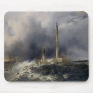 Ansicht des Leuchtturmes bei Gatteville Mousepad