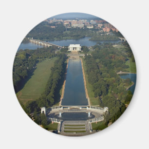 Ansicht des Lincoln Memorials Magnet