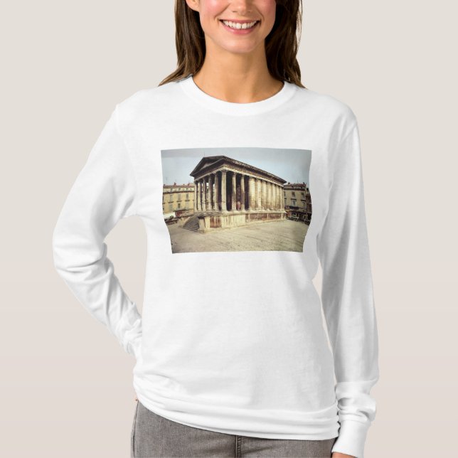 Ansicht des Maison Carree, c.19 BC T-Shirt (Vorderseite)
