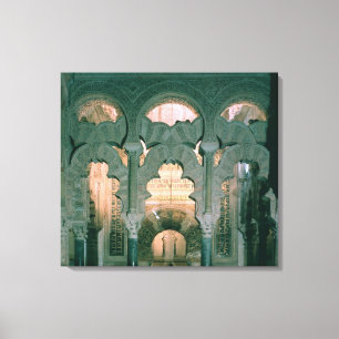 Ansicht des maqsura und des Mihrab Leinwanddruck