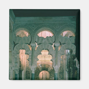 Ansicht des maqsura und des Mihrab Magnet