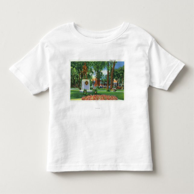 Ansicht des Monuments an Wisner Park Kleinkind T-shirt (Vorderseite)