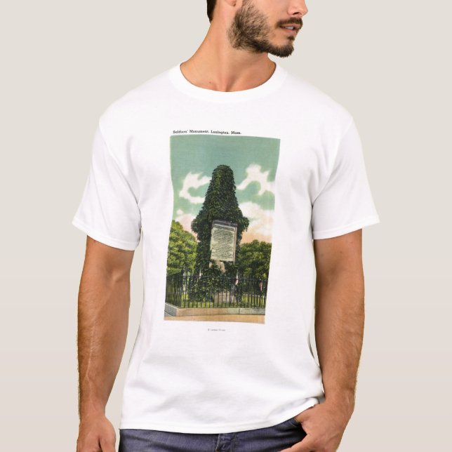 Ansicht des Monuments der Soldaten T-Shirt (Vorderseite)