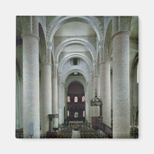 Ansicht des Nave, blickend in Richtung des Altars Magnet