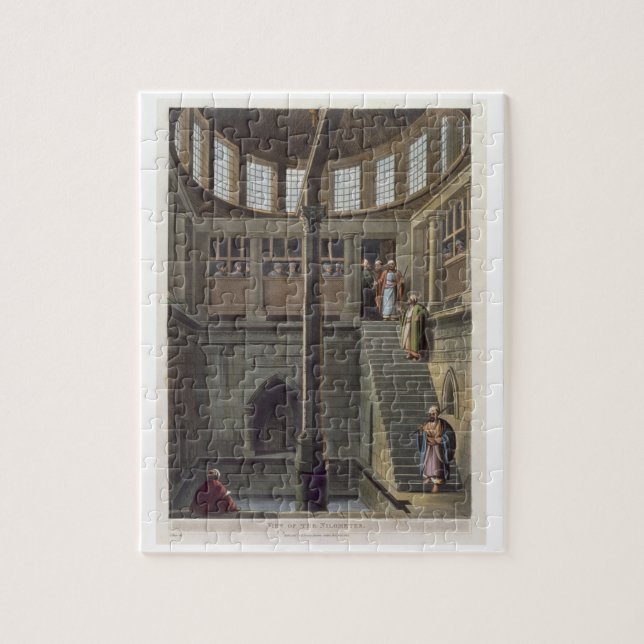 Ansicht des Nilometer, überziehen 2 'von den (Vertikal)