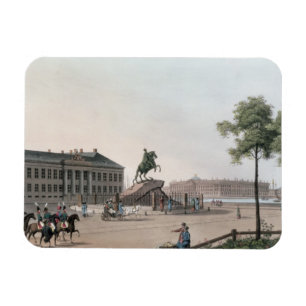 Ansicht des Ortes von Peter der Große und von Magnet