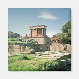 Ansicht des Palastes von Knossos Magnet