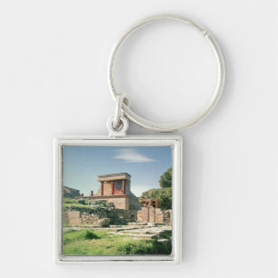 Ansicht des Palastes von Knossos Schlüsselanhänger