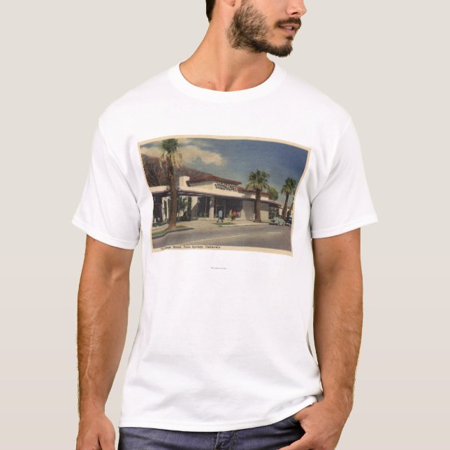 Ansicht des Palm Springs-Hotels T-Shirt (Vorderseite)