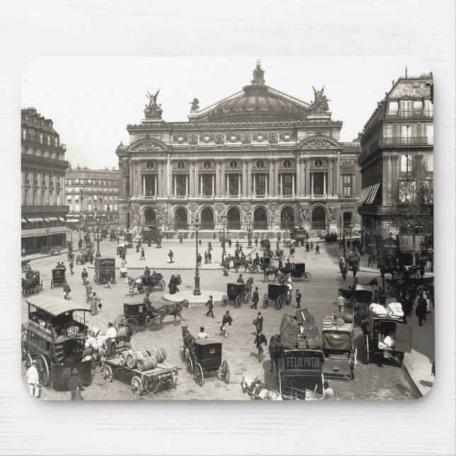Ansicht des Paris-Opernhauses, 1890-99 Mousepad (Vorne)