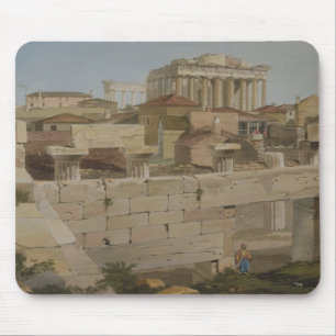Ansicht des Parthenons vom Propylaea, Platte 7 Mousepad