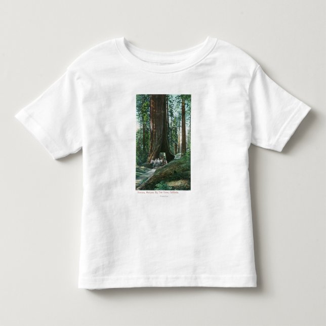 Ansicht des Pferdewagens unter Wawona Baum Kleinkind T-shirt (Vorderseite)