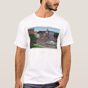 Ansicht des Platz-Brunnens T-Shirt