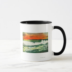 Ansicht des Point Loma bei SunsetCoronado, CA Tasse