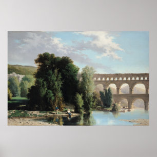 Ansicht des Pont DU Gard, 1859 Poster