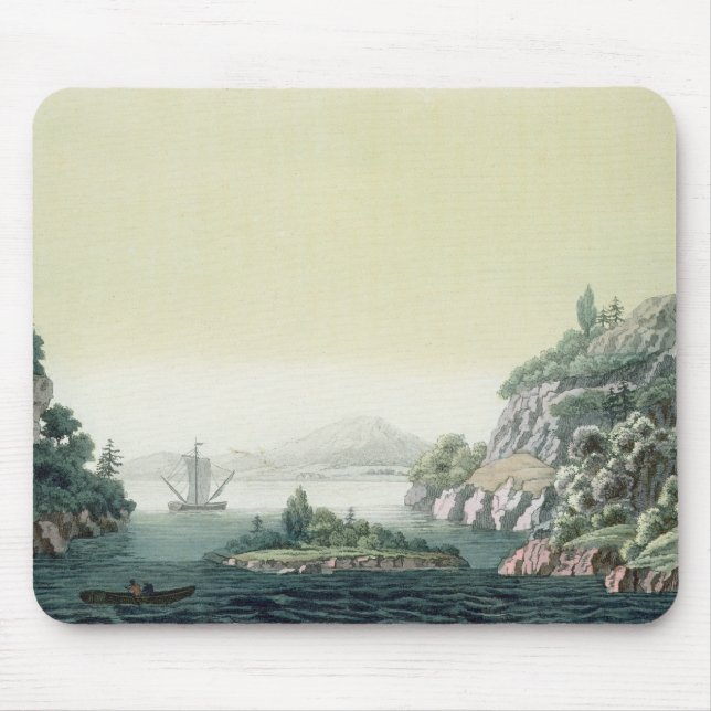 Ansicht des Potomacs nahe Mount Vernon (colou Mousepad (Vorne)