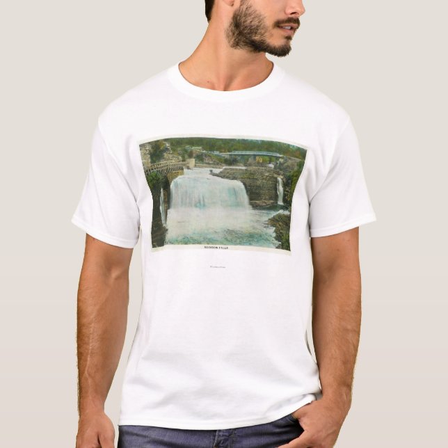 Ansicht des Regenbogens fällt # 2 T-Shirt (Vorderseite)