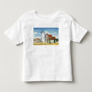 Ansicht des Rennen-Punkt-Leuchtturmes Kleinkind T-shirt