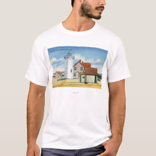 Ansicht des Rennen-Punkt-Leuchtturmes T-Shirt