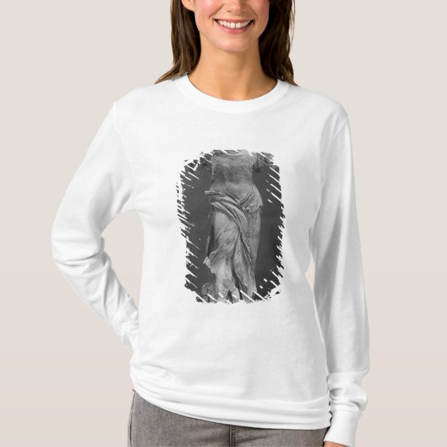 Ansicht des Sieges Samothrace im Louvremuseum T-Shirt (Vorderseite)