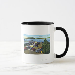 Ansicht des städtischen Piers Tasse