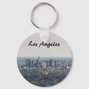 Ansicht des Stadtzentrums, Los Angeles Schlüsselanhänger