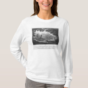 Ansicht des Stromes bekannt als La Sanguese T-Shirt