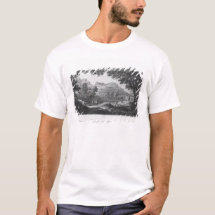 Ansicht des Stromes bekannt als La Sanguese T-Shirt