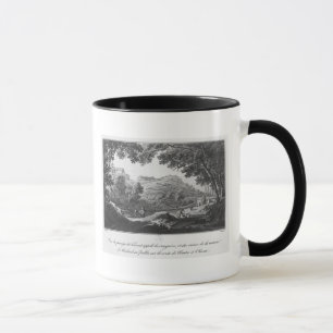 Ansicht des Stromes bekannt als La Sanguese Tasse