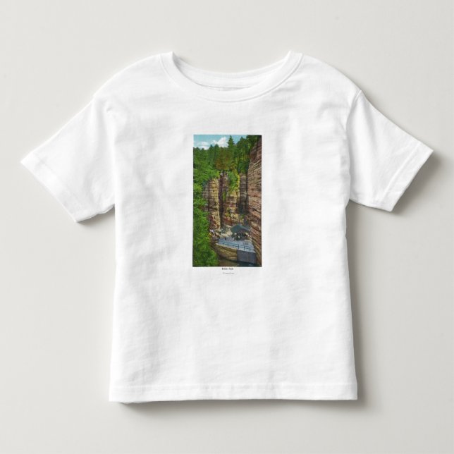 Ansicht des Tabellen-Felsens Kleinkind T-shirt (Vorderseite)