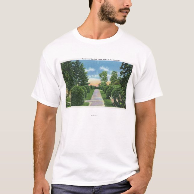 Ansicht des Tanglewood arbeitet # 2 im Garten T-Shirt (Vorderseite)