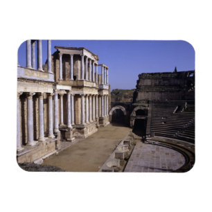 Ansicht des Theaters, BC angefangen 24 (Foto) Magnet