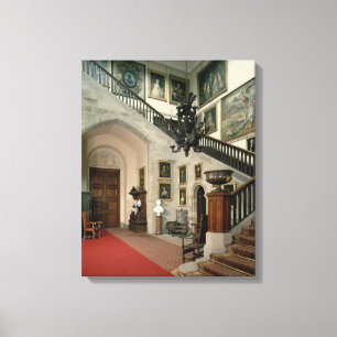 Ansicht des Treppenhauses Hall, 1812-15 Leinwanddruck