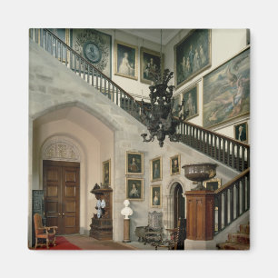 Ansicht des Treppenhauses Hall, 1812-15 Magnet