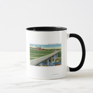 Ansicht des Viaduct und des Äußeren der Tasse